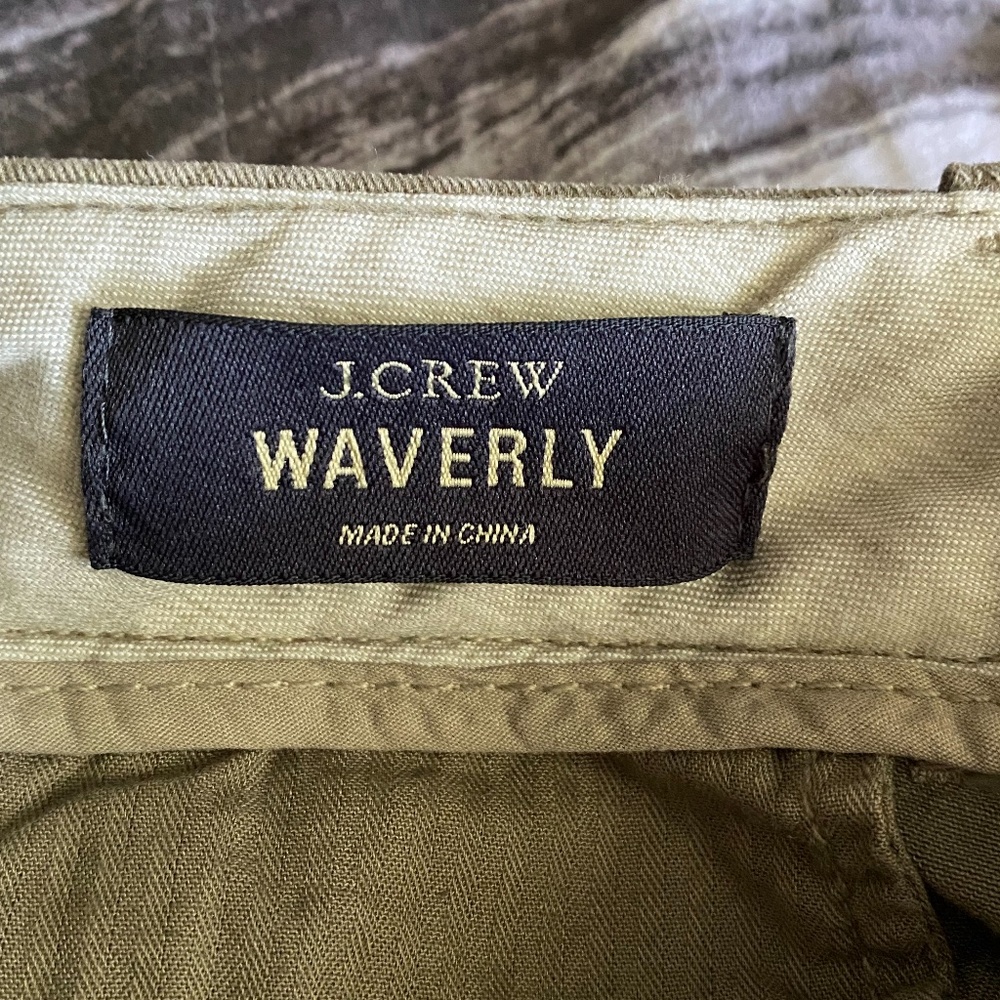 J Crew Waverly tan pants in size 8P